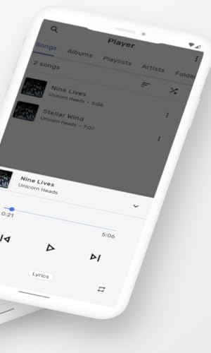 Music Player: um incrível e leve reprodutor de música de interface do usuário