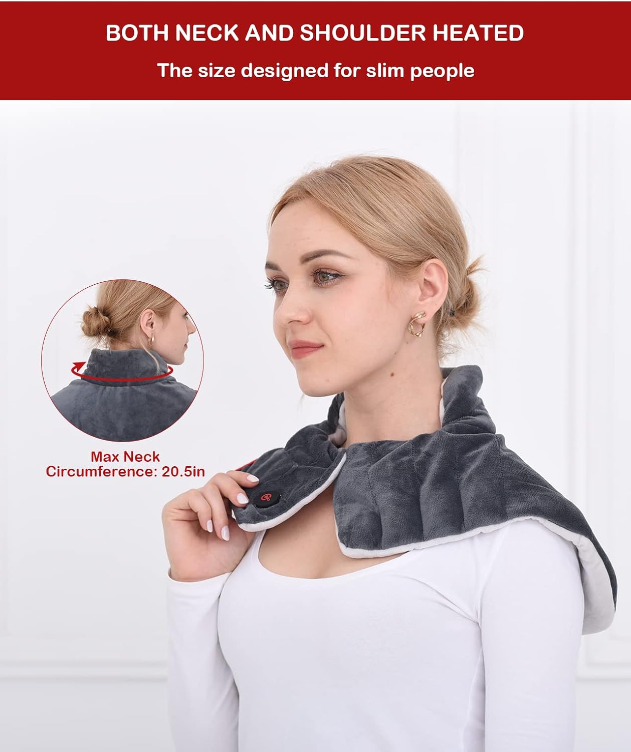 Buy Comfytemp Cordless Heating Pad for Neck and Shoulders, HEATPLUS