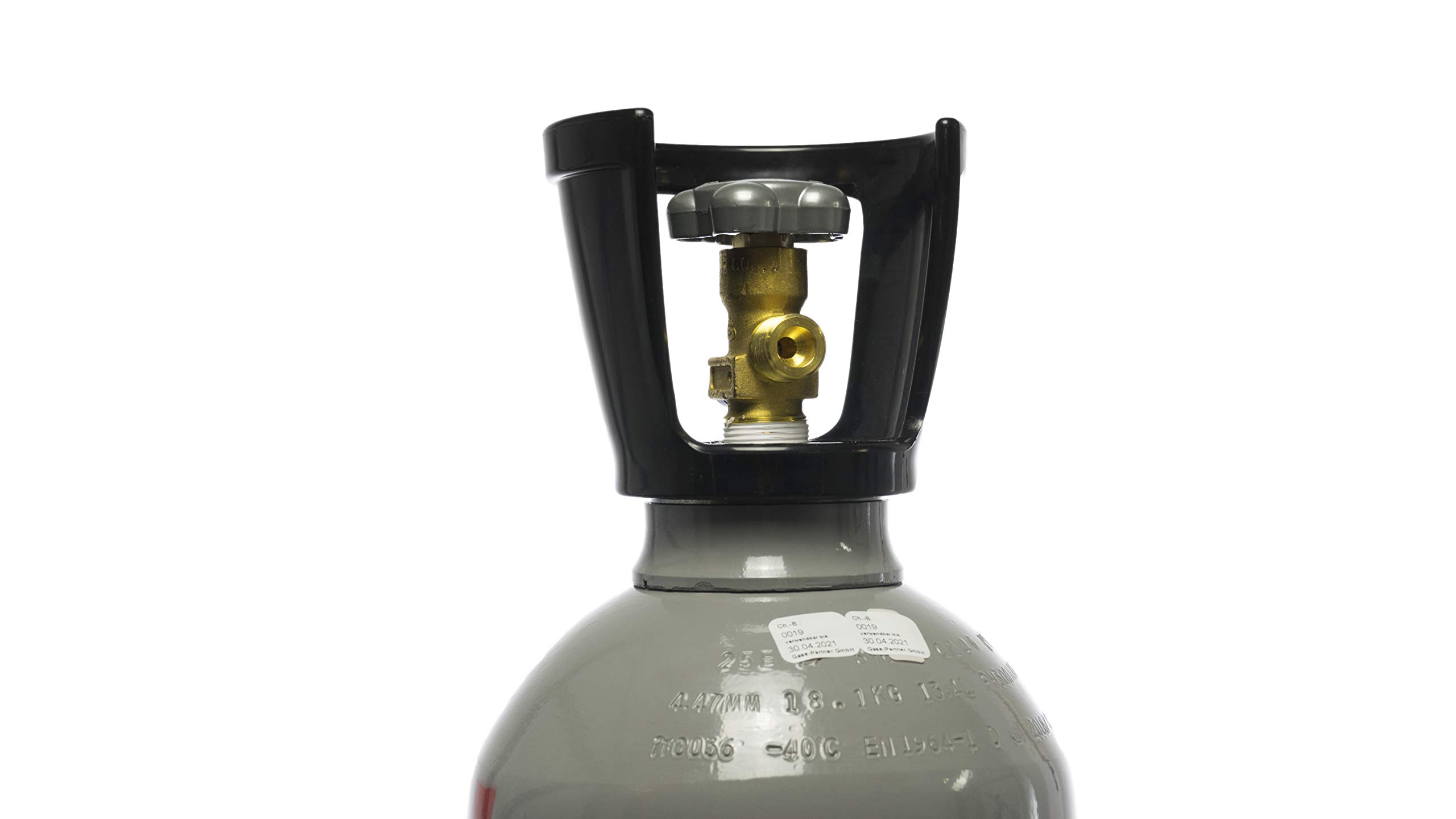 Tragegriff/Cage Kunststoff, Ventilschutz ABS -Gasflaschentragegriff, CO2-Flaschengriff bis 50 kg Flasche