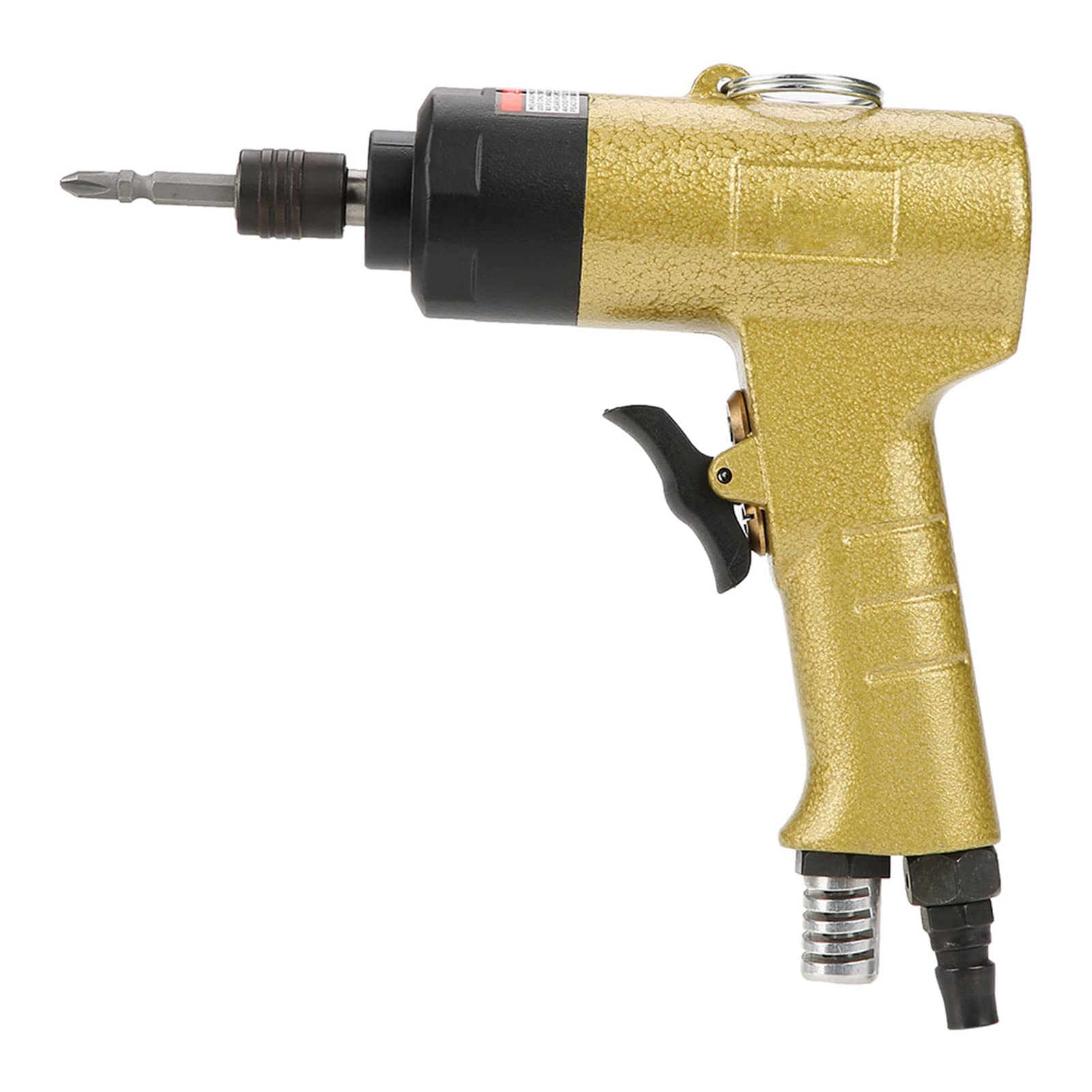 ViaGasaFamido Destornillador Neumático, Material Metálico, Herramienta Industrial de 5000 Rpm, Ideal para Fabricación de Máquinas y Reparación de Automóviles