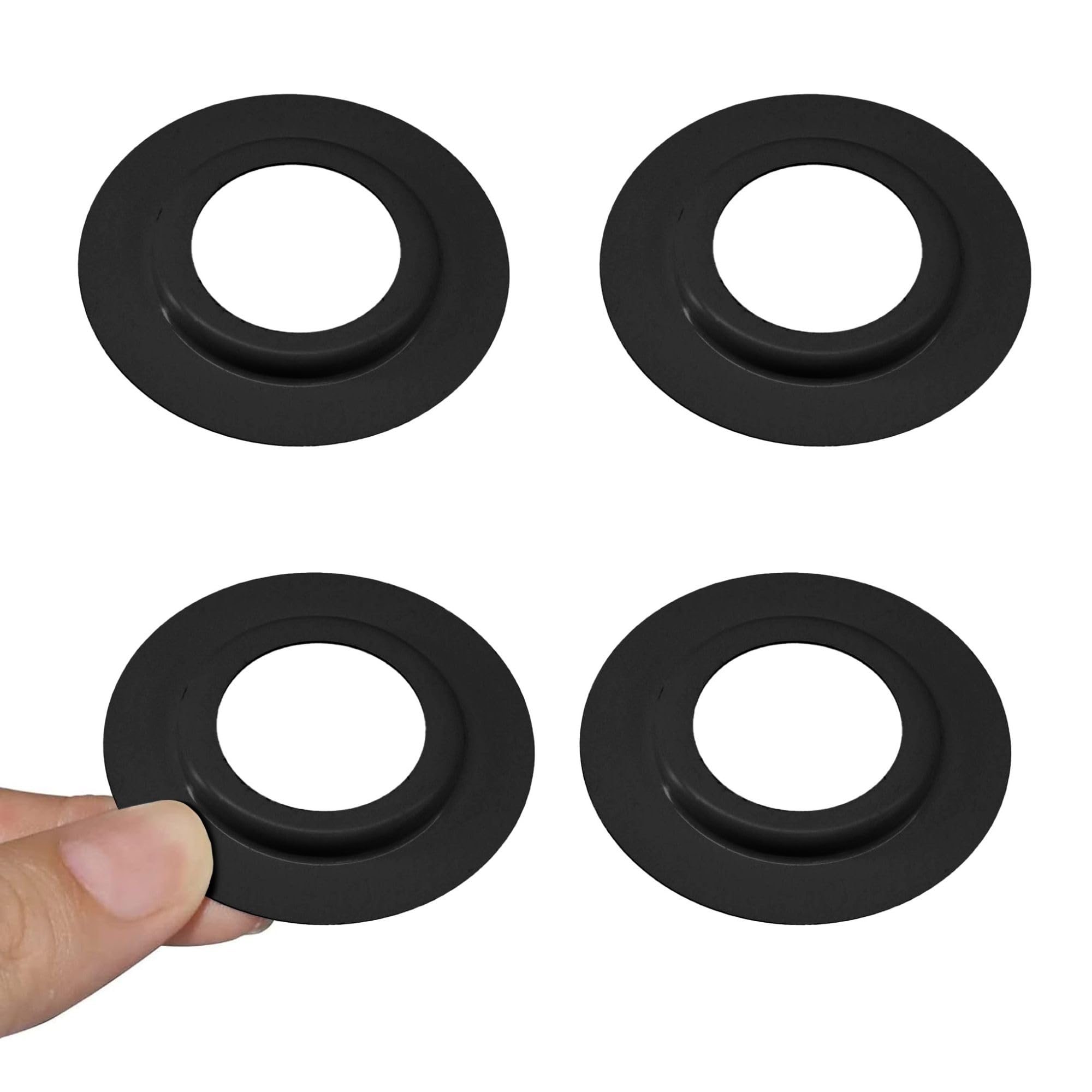 DC VOLTAGE 4 Pieces Black Metal Lamp Shade Reducer Ring for ES/E27 to BC/B22 Plate Light Fitting Lampshade Adapter Rings Washer Adaptor Converter Screw Fitting Adapter