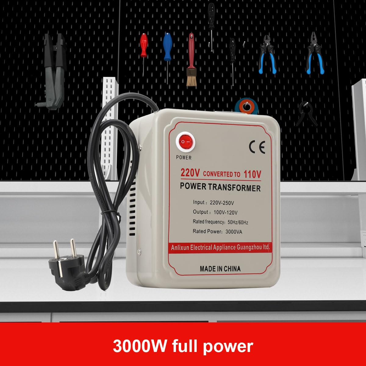 Trasformatore di Tensione da 3000 W, 220 V a 110 V, Convertitore Step-Down, Convertitore di Tensione, 3000 VA Step Down