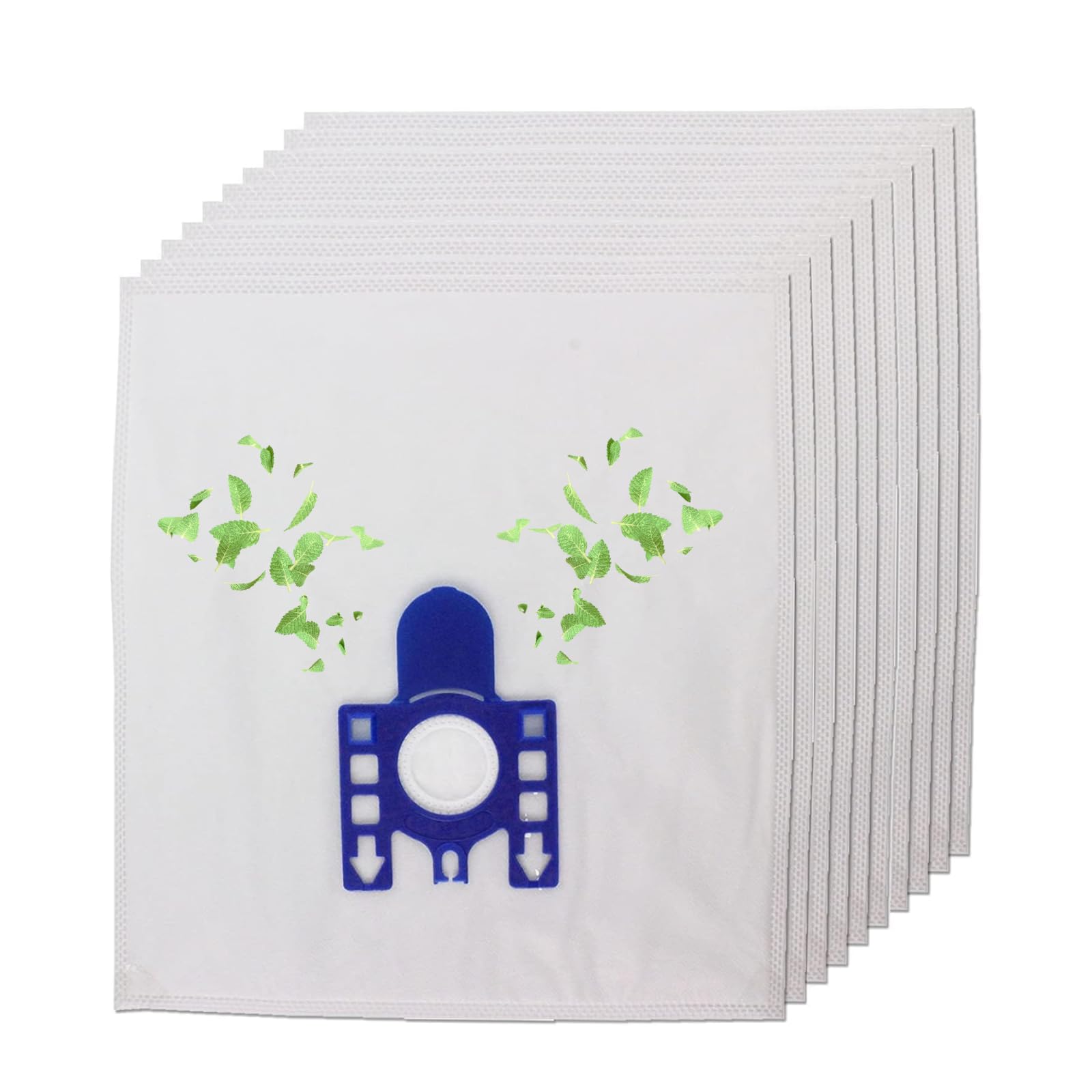 SMS HOME 10 Pack 3D Airclean GN Vacuum Bag for Miele Complete C2 C3 CX1 S400-S456i S600-S658 S800-S858 S2111 TT5000 S5210 S5211 S5261 S8320 Cat & Dog with 4 filters allergy free