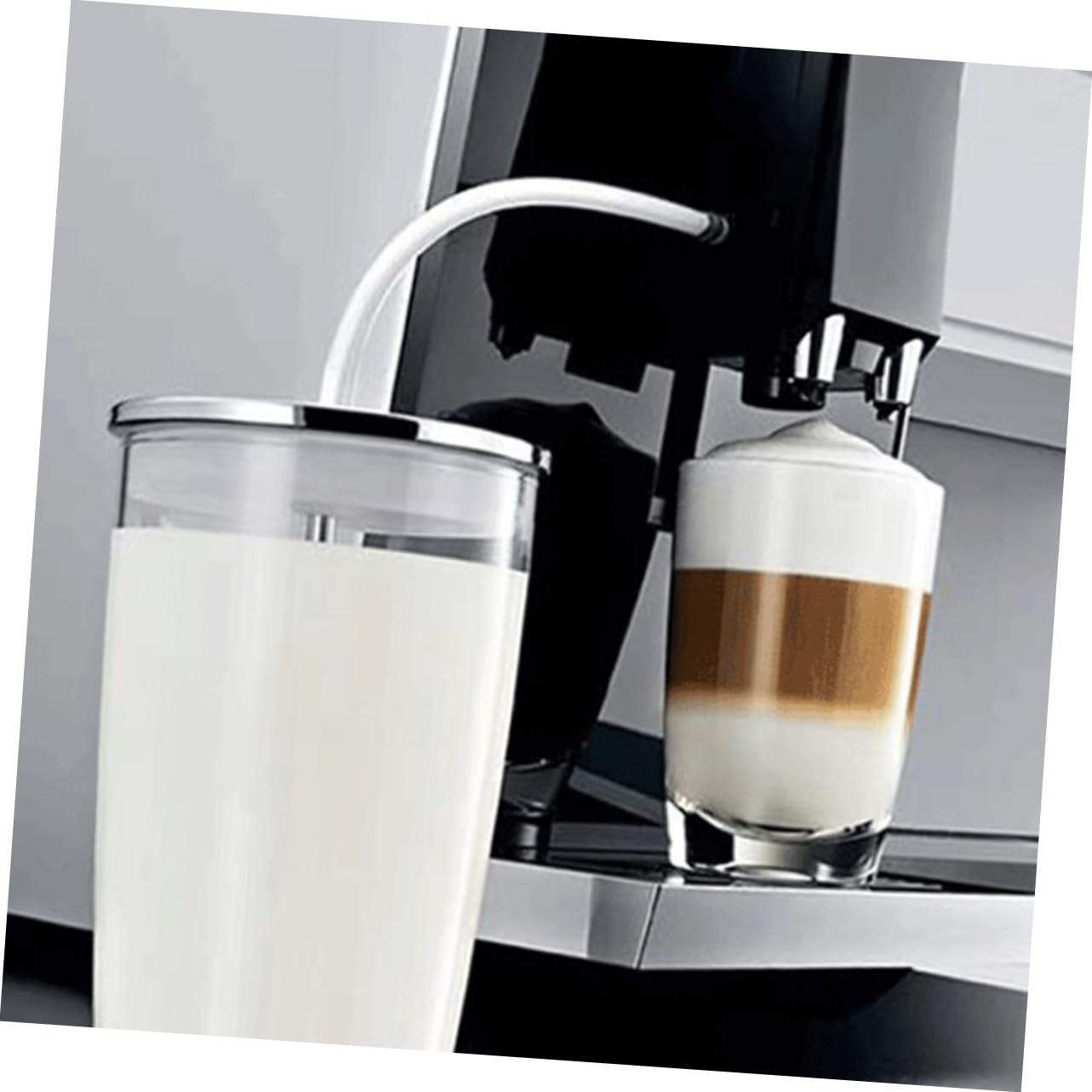 NUOBESTY 3 Set Set di tubi della macchina da caffè Kit accessori per caffè espresso spazzola tubolare tubo flessibile kit tubo prolunga distributore di sapone kit spazzole a tubo plastica