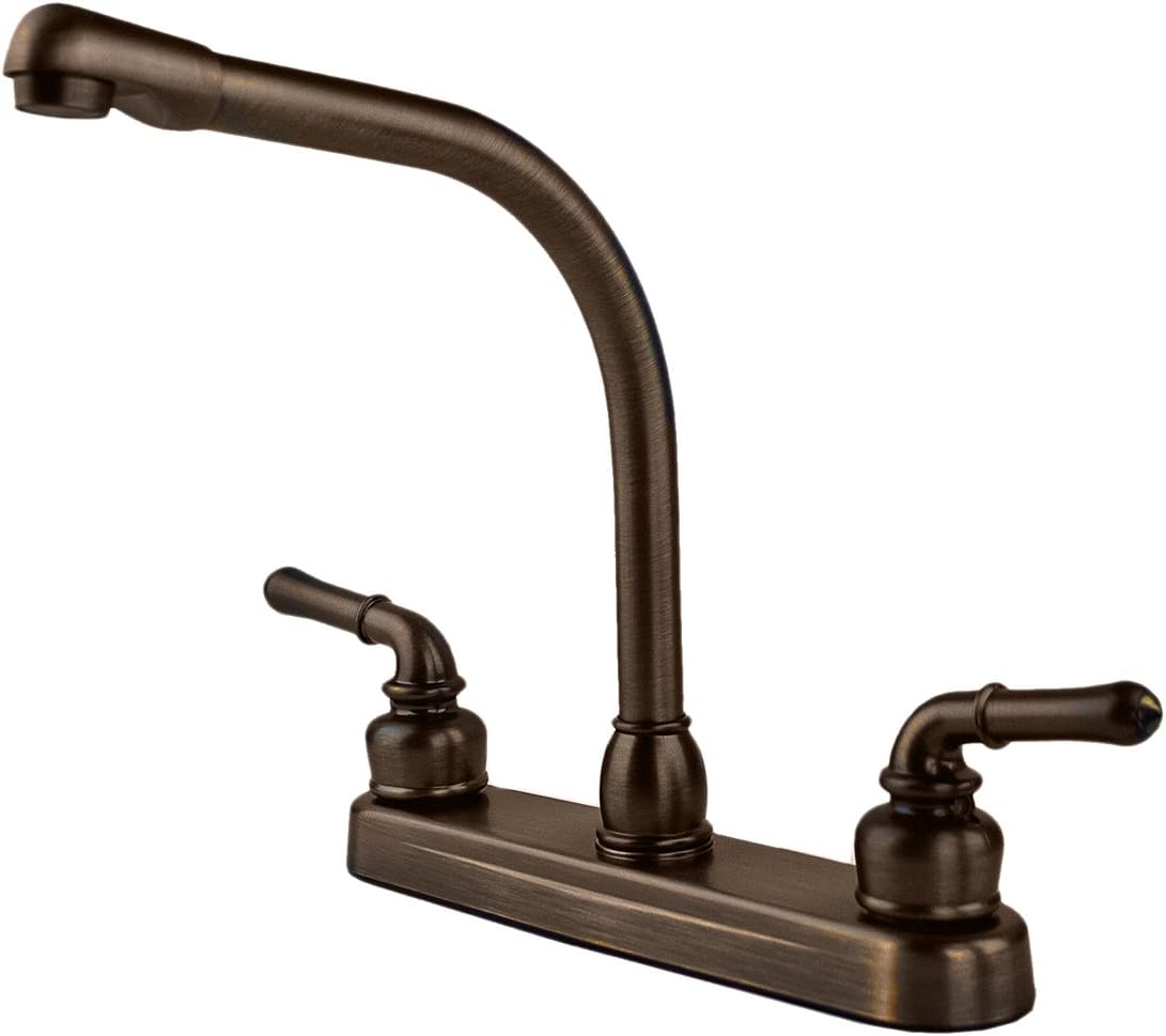 RV Mobile Home High Rise Kitchen Sink Faucet, Oil Rubbed Bronze