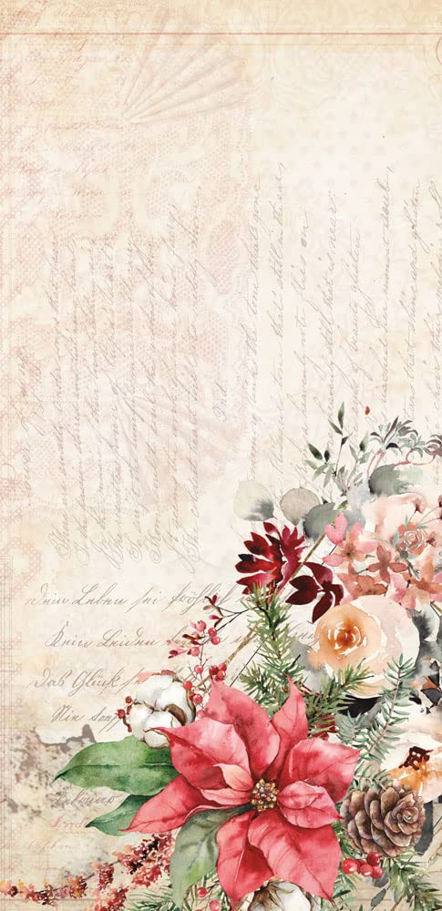 Collection 24 Papiers Scrapbooking Double Face 180g 6x6 Pouces - Christmas Magic Season - Pour Artisans, Cartonnage