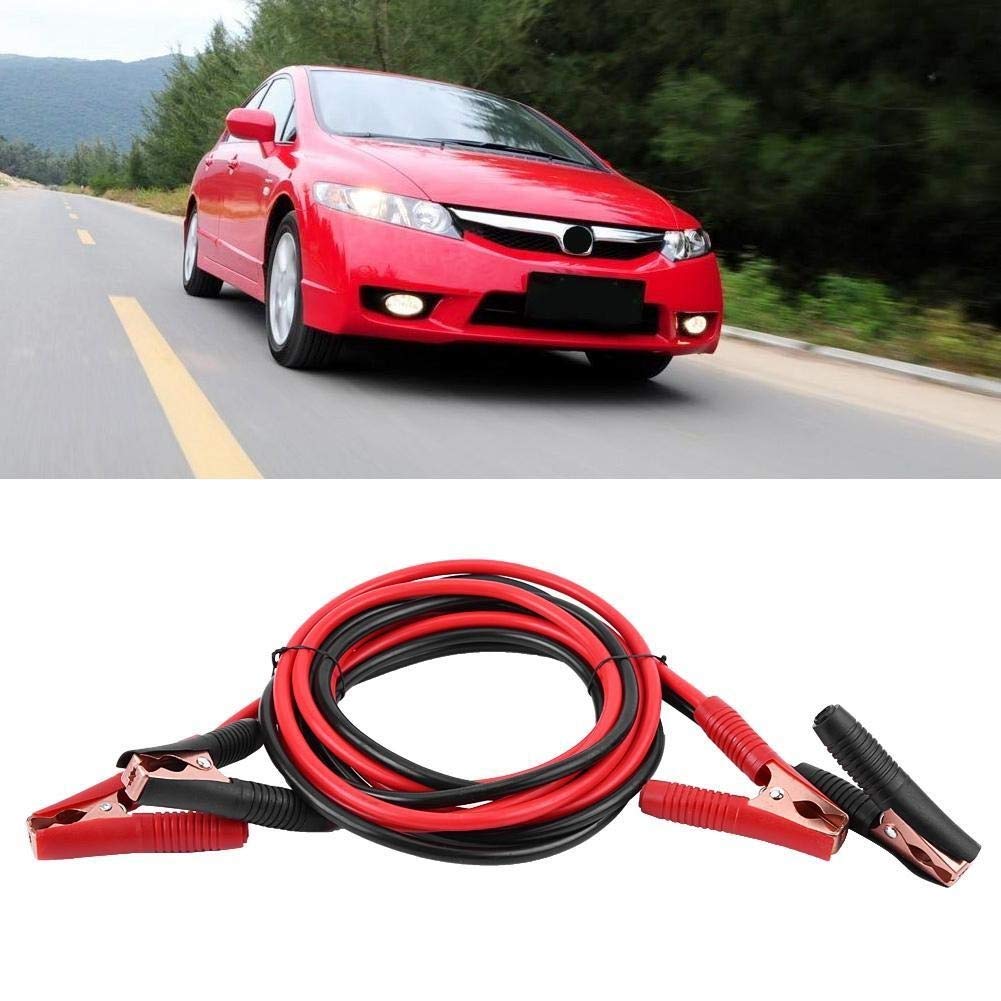 Broco Câble de Démarrage Voiture 4m 2200A, Pince Batterie Cuivre Pur pour Moteur Essence/Diesel Jusqu’à 3.0L, Câbles Booster 12V/24V avec Gaine pour Auto, Camion, SUV