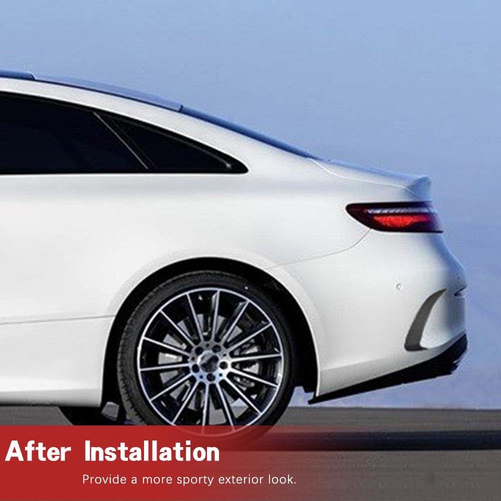 fits for Mercedes Benz E-Class C238 E200 E400 E500 Coupe 2017-2018 Carbon Fiber Rear Bumper Fender Vents 2PCS