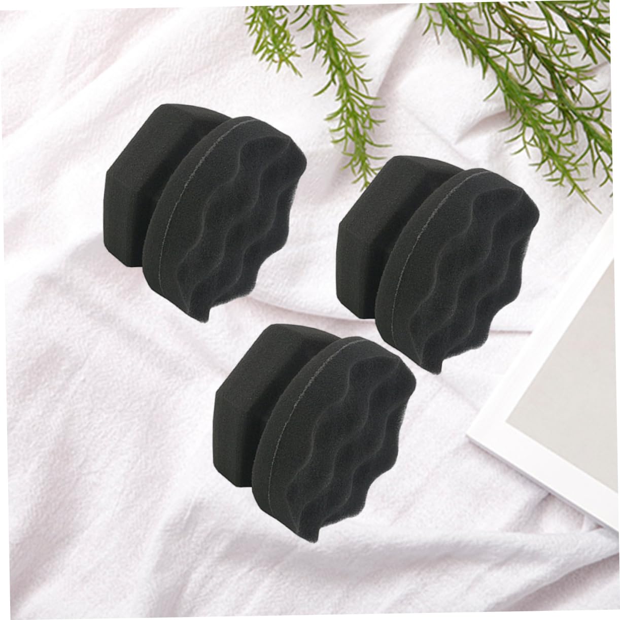 ibasenice 9piezas Esponjas De Pulido y Cera Para Vehículos De Esponjas De Aplicación De Alta Densidad Para Limpiar y Abrillantar Interiores y Exteriores Del Coche Fácil De Usar Sin