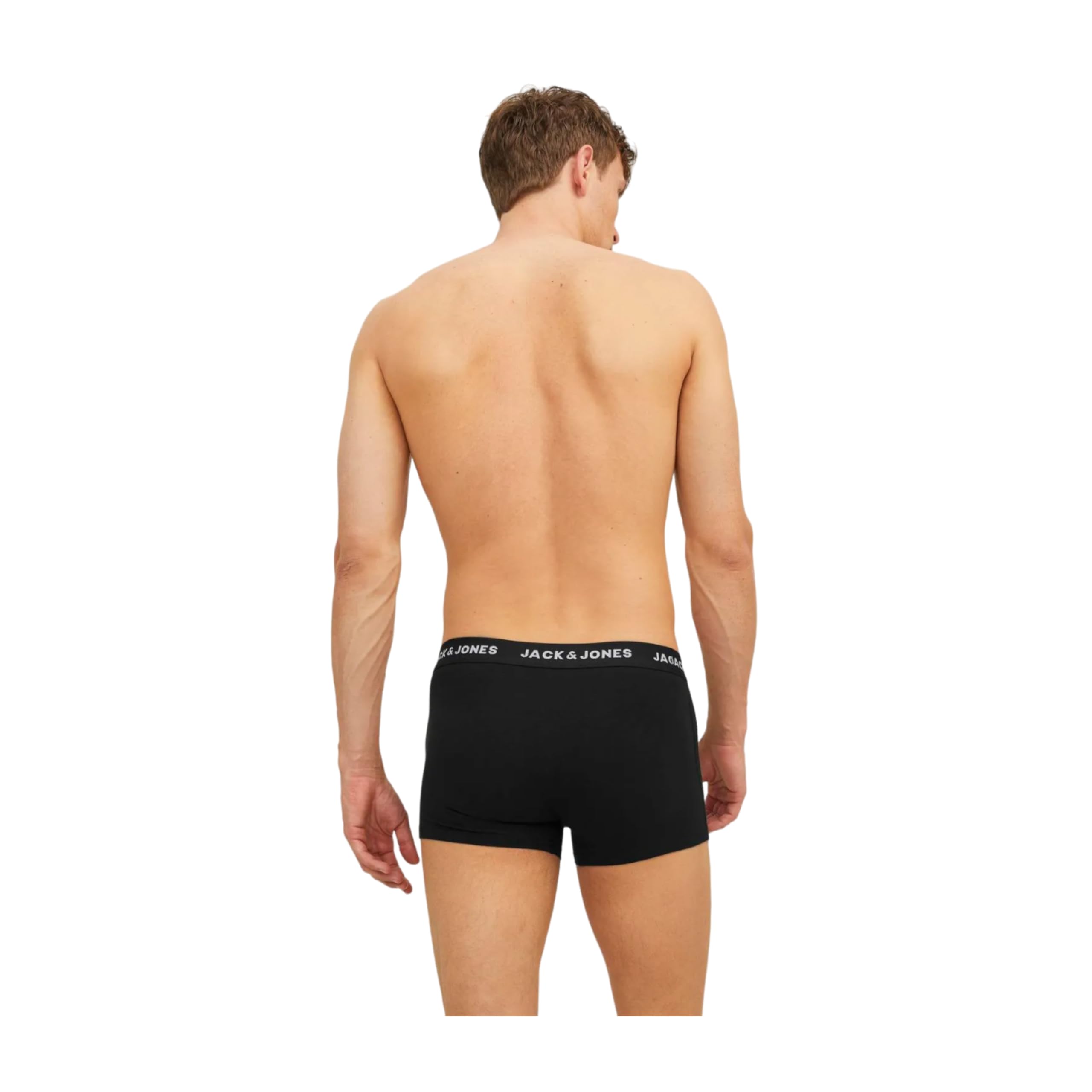 JACK & JONES Jacdaniel - Confezione 10 Boxer Uomo - Nero/Nero e Nero/Bianco