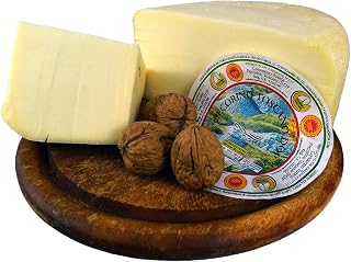 Authentic Pecorino Toscano PDO Aged Sheep Cheese - Half Wheel 1.9 lbs (1 kg) Premium Tuscan Import