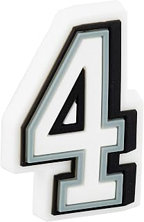 Jibbitz B&W Number 4 - Unico - Un , 10006952-9999-UN, Unisex Adult , Unico , UN
