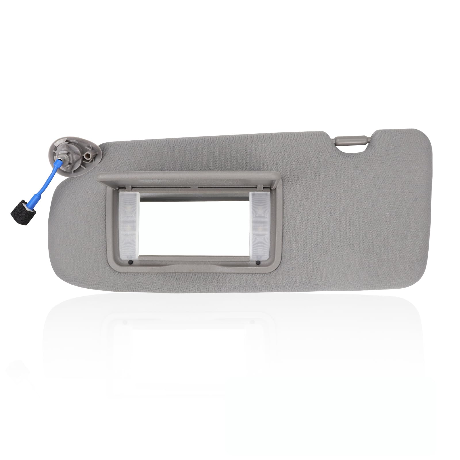 USTAR Left Driver Side Sun Visor Compatible with Honda CRV 2017-2022 Replaces# 83280-TLA-A12ZB with Dual Lighting & Makeup Mirror (Gray)