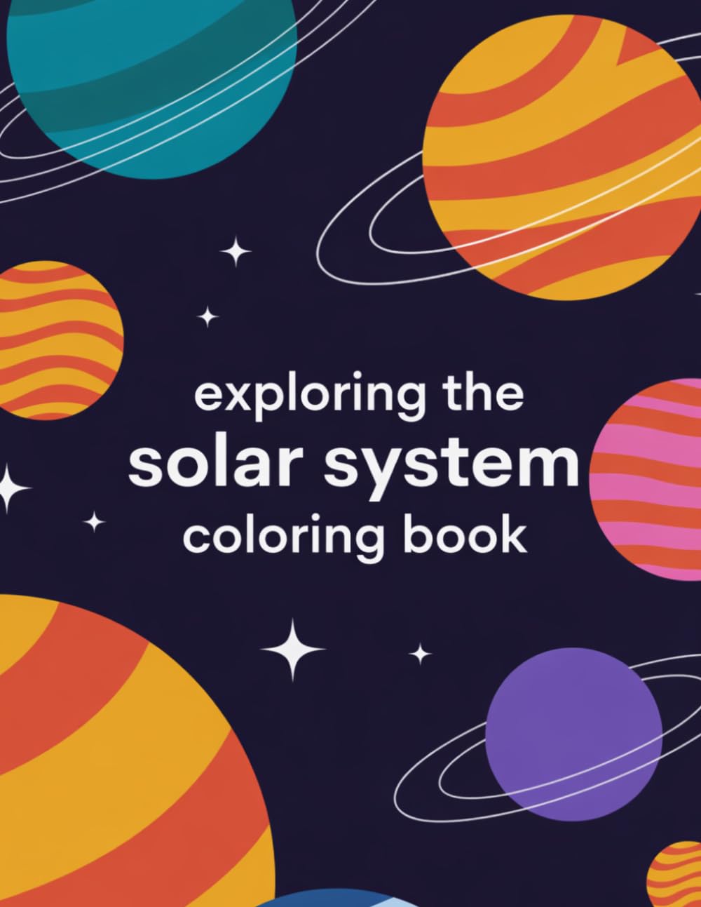 exploring the solar system coloring book: Space Coloring for Kids | Planets, Astronauts, Rockets & Galaxy