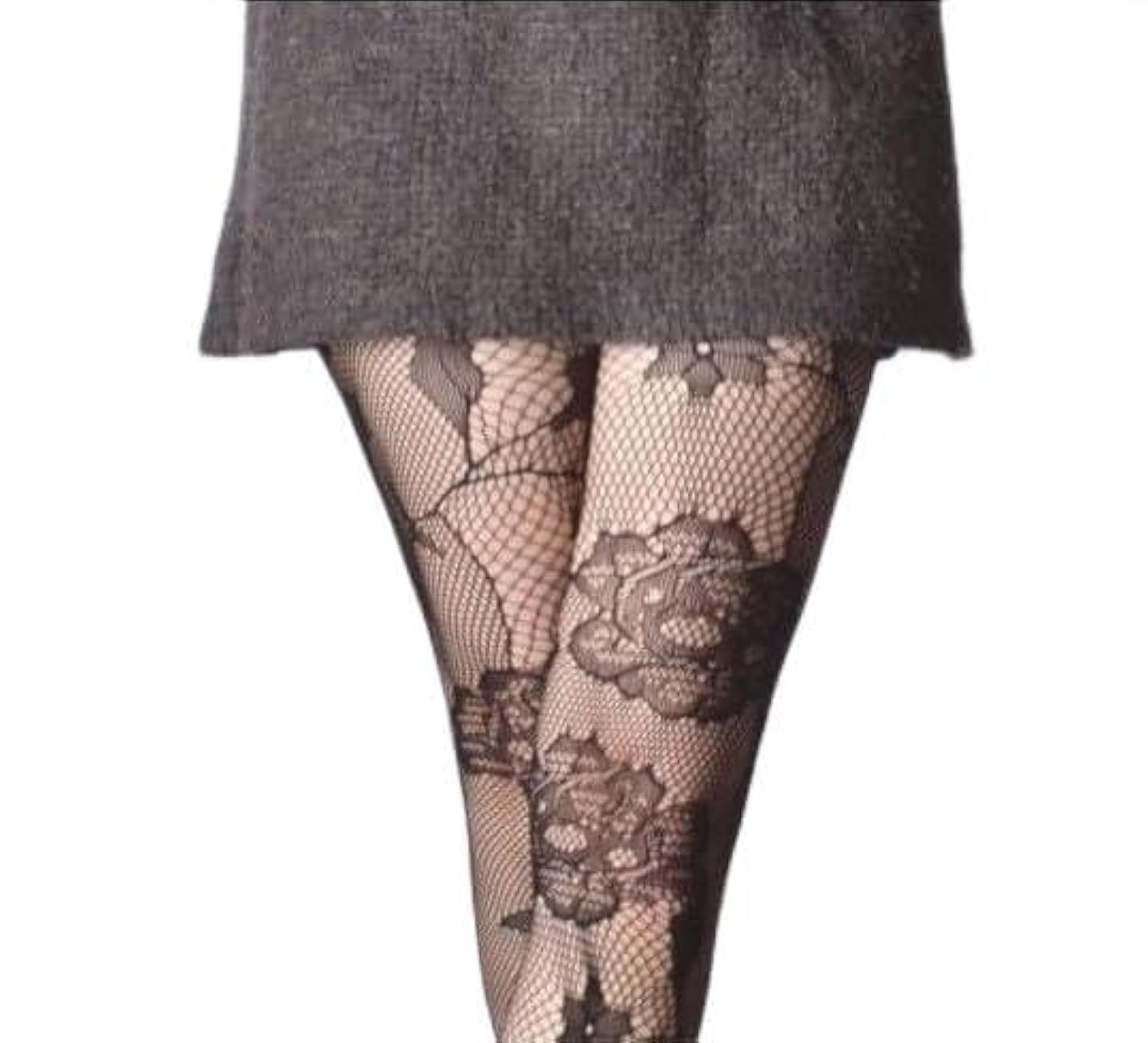 Pinky Black Tights for Women with Animal Print Pattern, Ultra Soft & Durable Black Stockings | Pantyhose for Women Ages One Size Black
