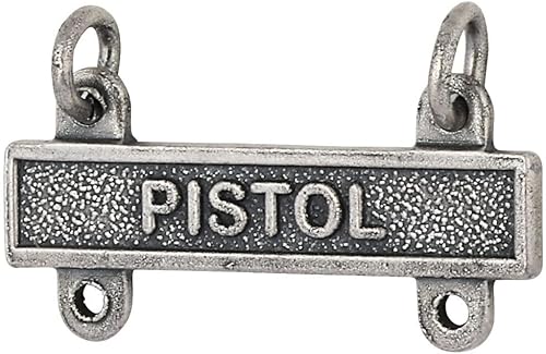 Miniatura 2 de Barra de calificación de pistola del ejército óxido de plata, Plateado (Silver Oxide)