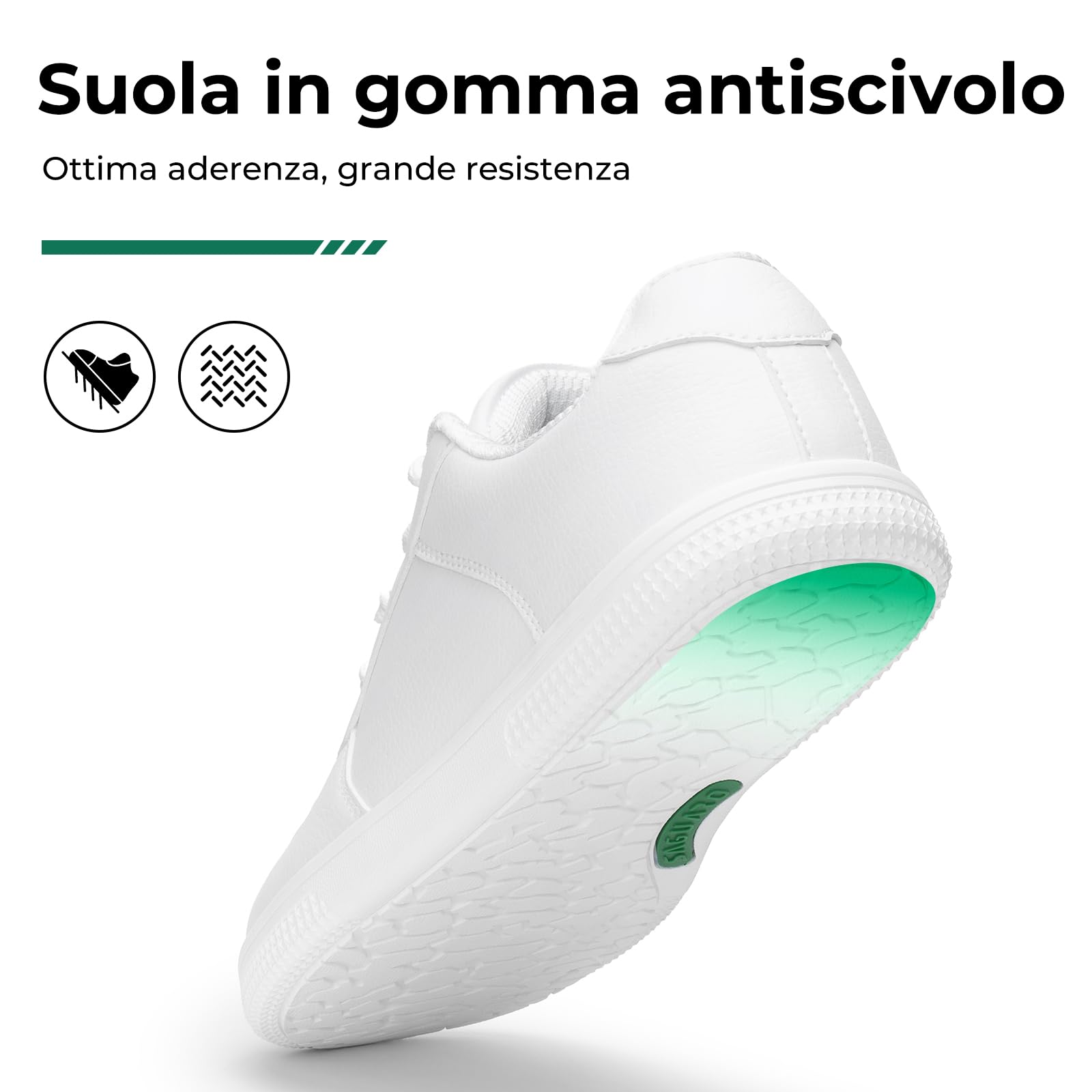 SAGUARO Unisex Scarpe Barefoot Casual Sneakers con Punta Larga, Taglie 36-46
