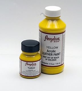 Angelus Acrylic Paint 4 Oz. (Yellow)