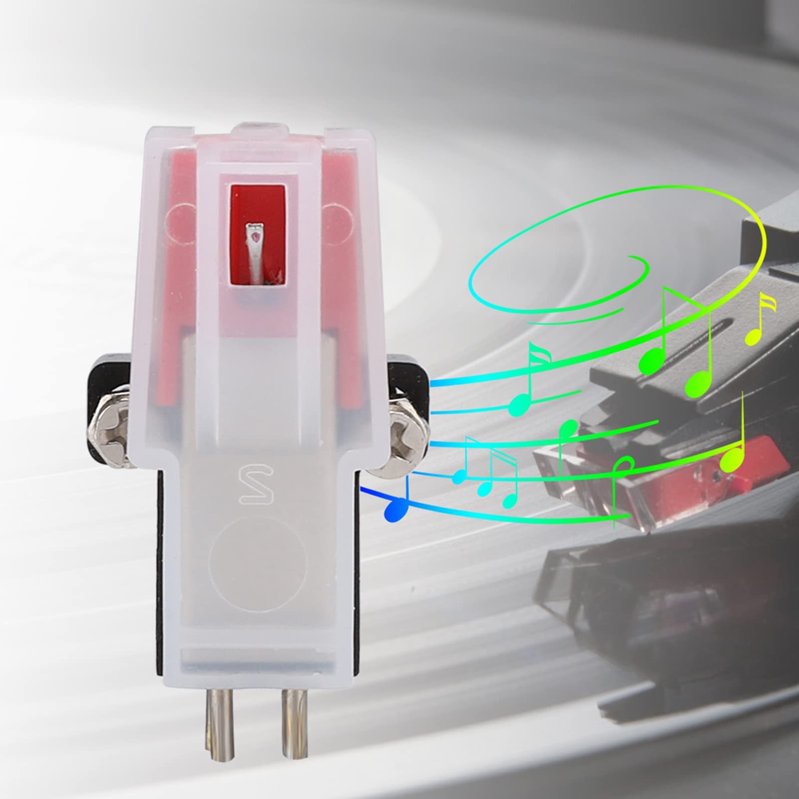 Mini Tocadiscos Estéreo Con Cabezal Magnético para Fonógrafo Cartuchos Fonocaptores Cartuchos Fonocaptores Y Agujas para Tocadiscos
