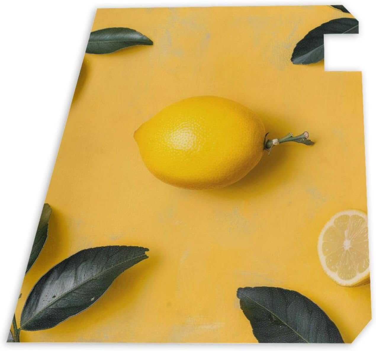 Mailbox Cover 25.5x21 in, Yellow Lemon Art Print Waterproof Mailbox Covers Magnetic Post Letter Box Cover Wraps for Garden Outdoor Decor