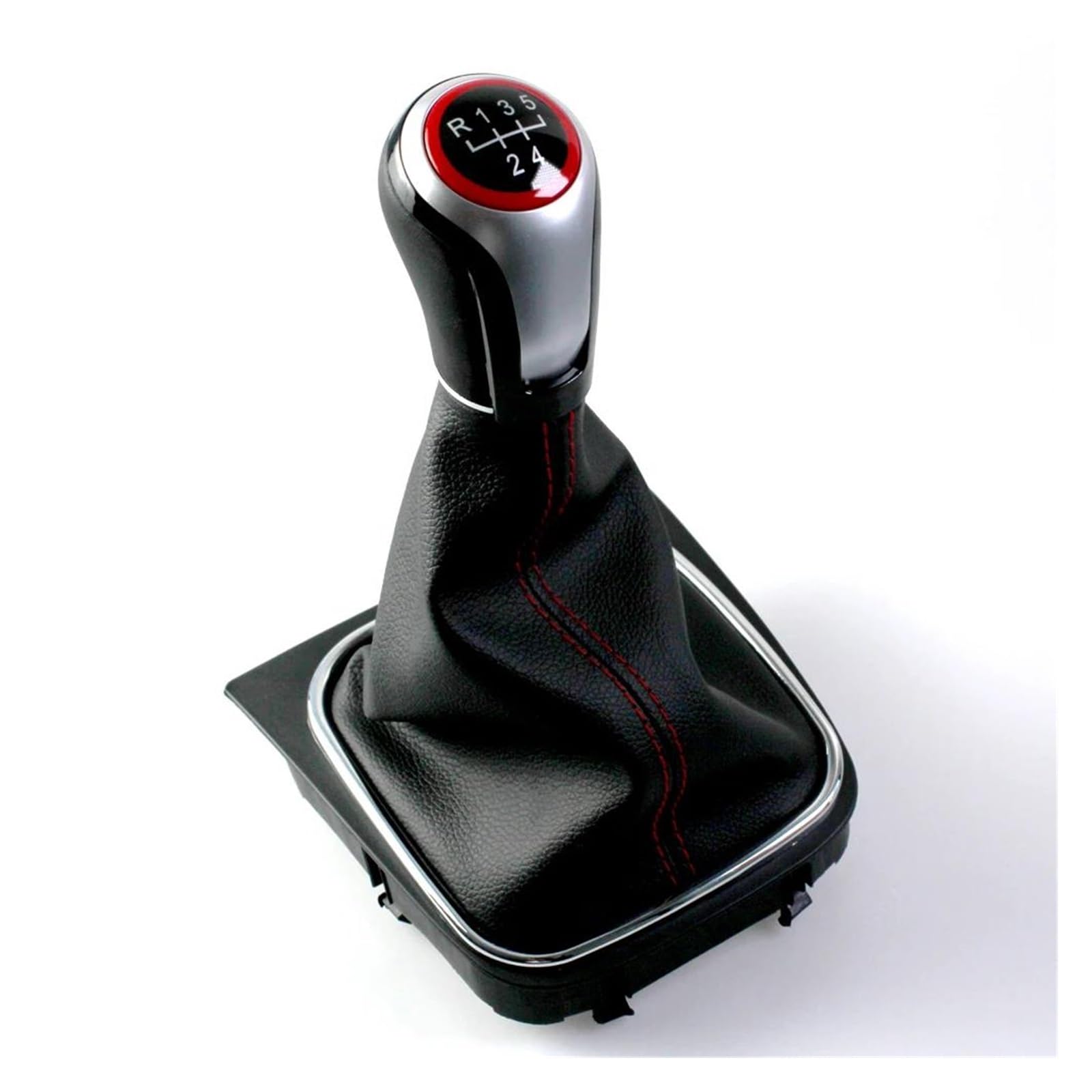 Zncojl For 5 Speed Car Gear Stick Knob For Vw For Golf 5 For Jetta Mk5 2004-2014 5/6 Speed Car Gear Knob Lever No Modification Required
