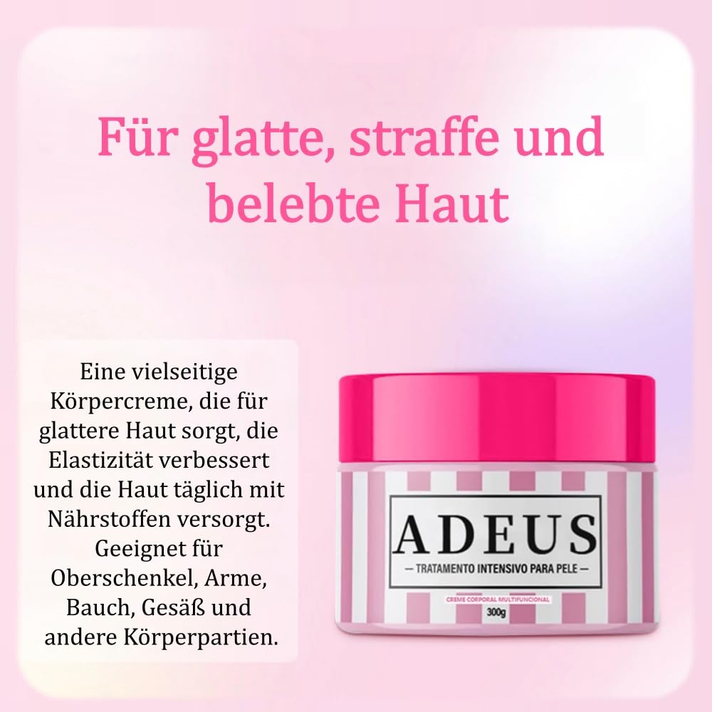 adeus creme rosa, Erfrischend und angenehm, Zuhause & auf Reisen für Bauch Beine Po