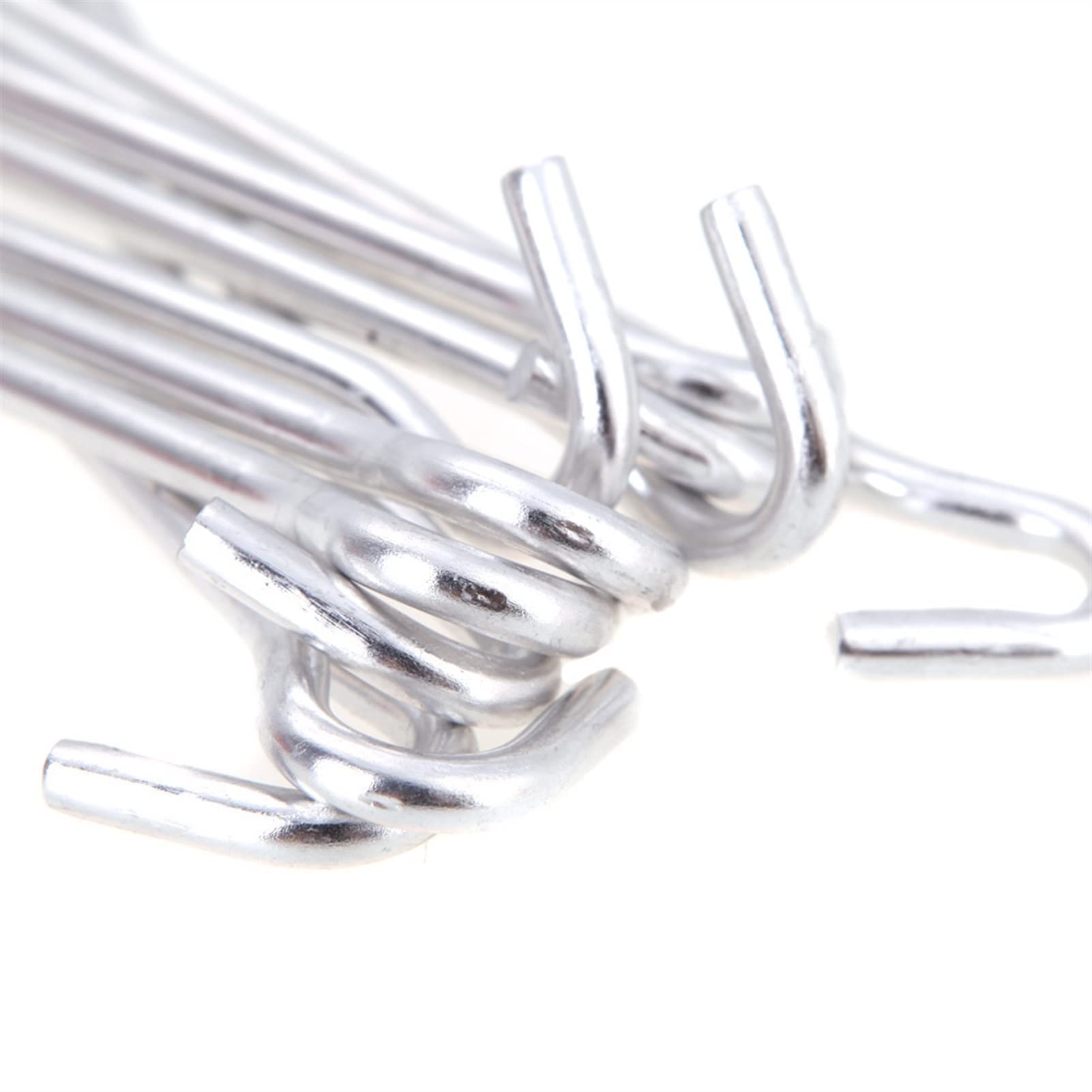 Piquets pour rideaux - Accessoires pour rideaux Couleur du ruban 10 pièces 18 cm Piquet pour tente en alliage d'aluminium Broche pour piquet Clou pour camping Randonnée Outil de voyage Clou f