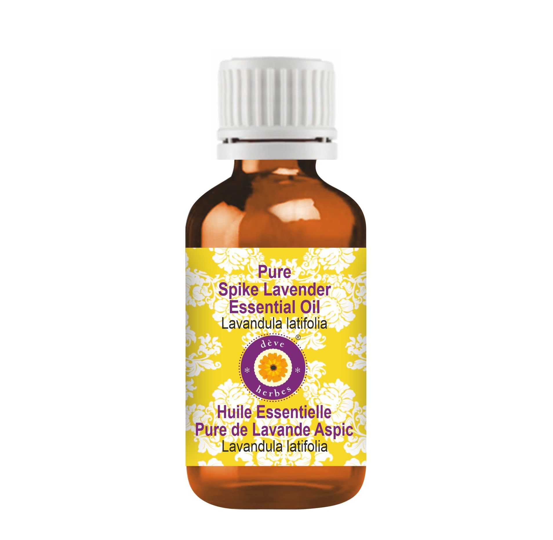 Deve Herbes Pure Spike Lavender Essential Oil (Lavandula latifolia) Steam Distilled 10ml (B08VGB8W4G) Amazon Price History, Amazon Price Tracker