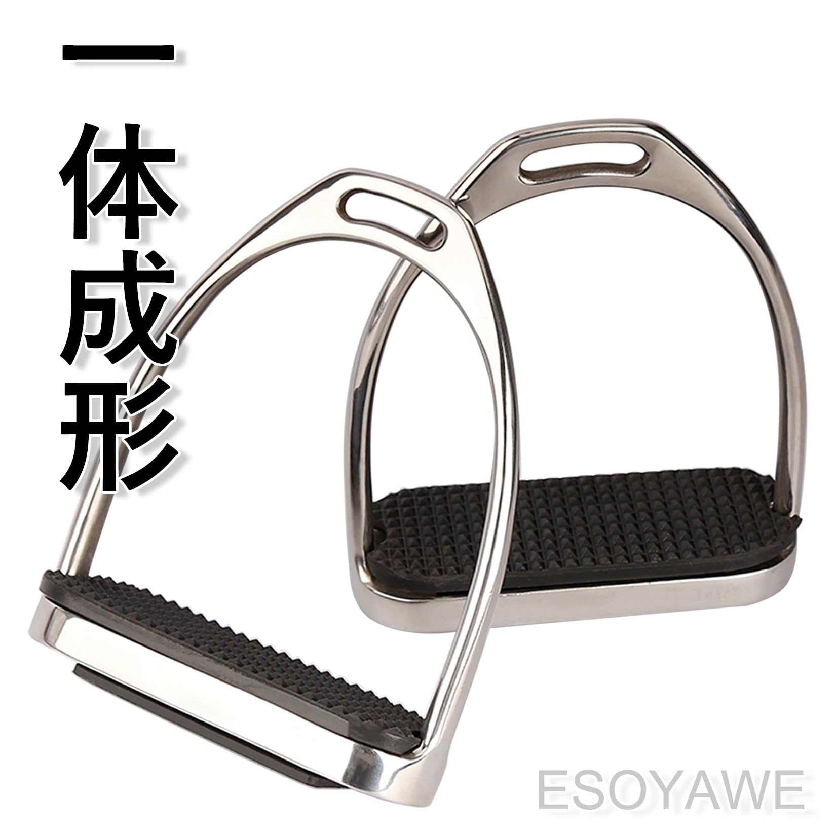 Amazon.co.jp: 馬用鐙 ステンレス鋼 乗馬あぶみ 鉄製 Horse Stirrup 2