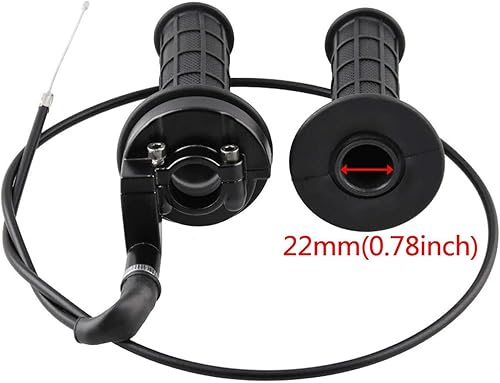 Miniatura 6 de Nuevo mango de barra del acelerador con agarre para cable del acelerador abrazadera de carcasa para compatible con Crf 50 70 80 100 Crf50f Crf70