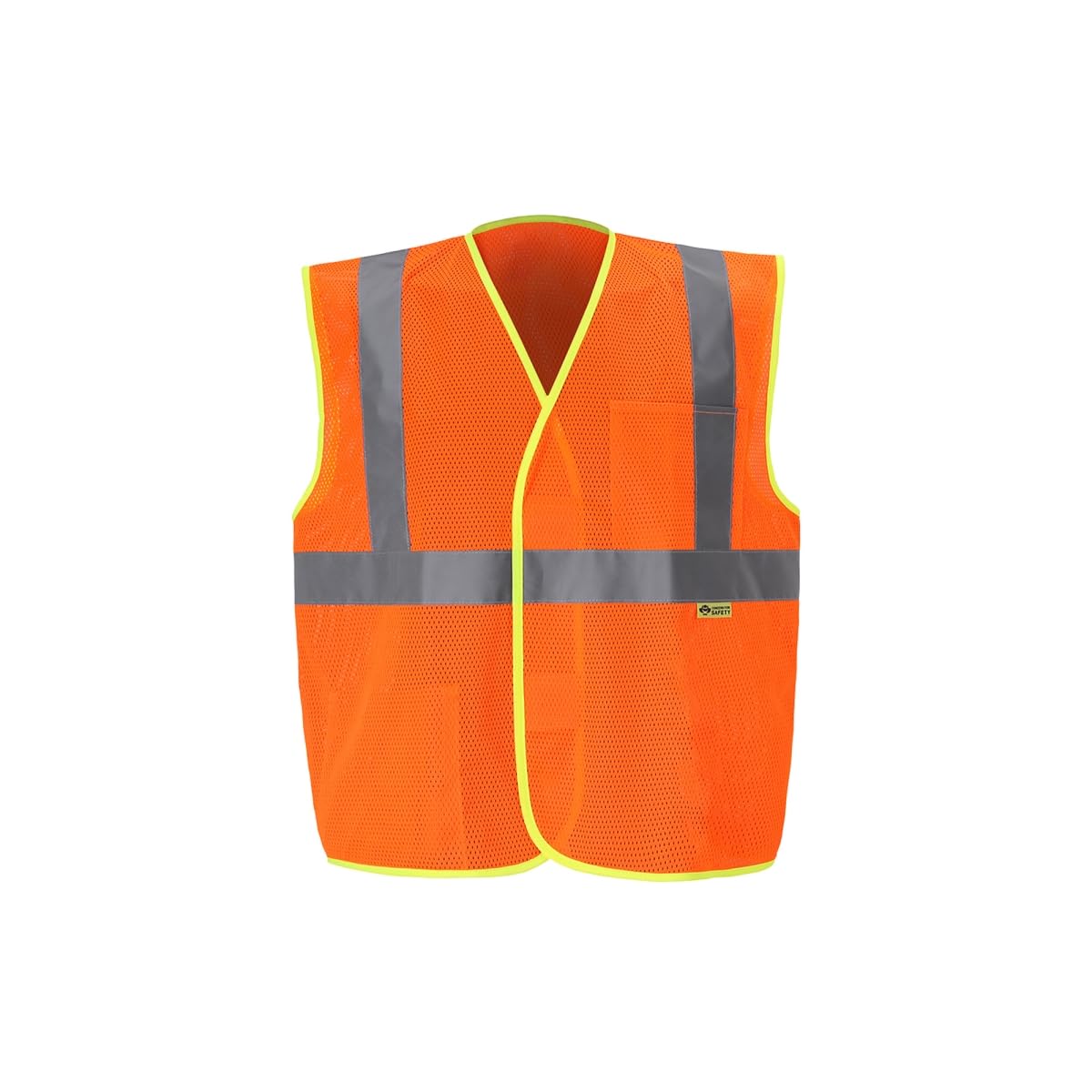 2W International MV327C-2 XL Class 2 Economy Safety Vest Orange - Extra Large