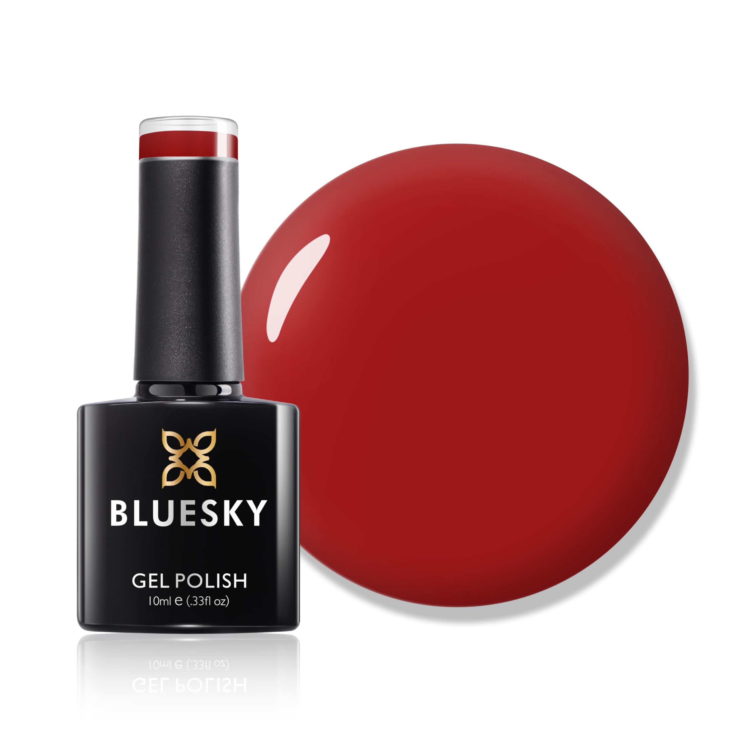 Bluesky Gel Nail Polish, Reddy Brown Cs03, Long Lasting, Chip Resistant, 10 ml (Requires Curing Under UV LED Lamp)