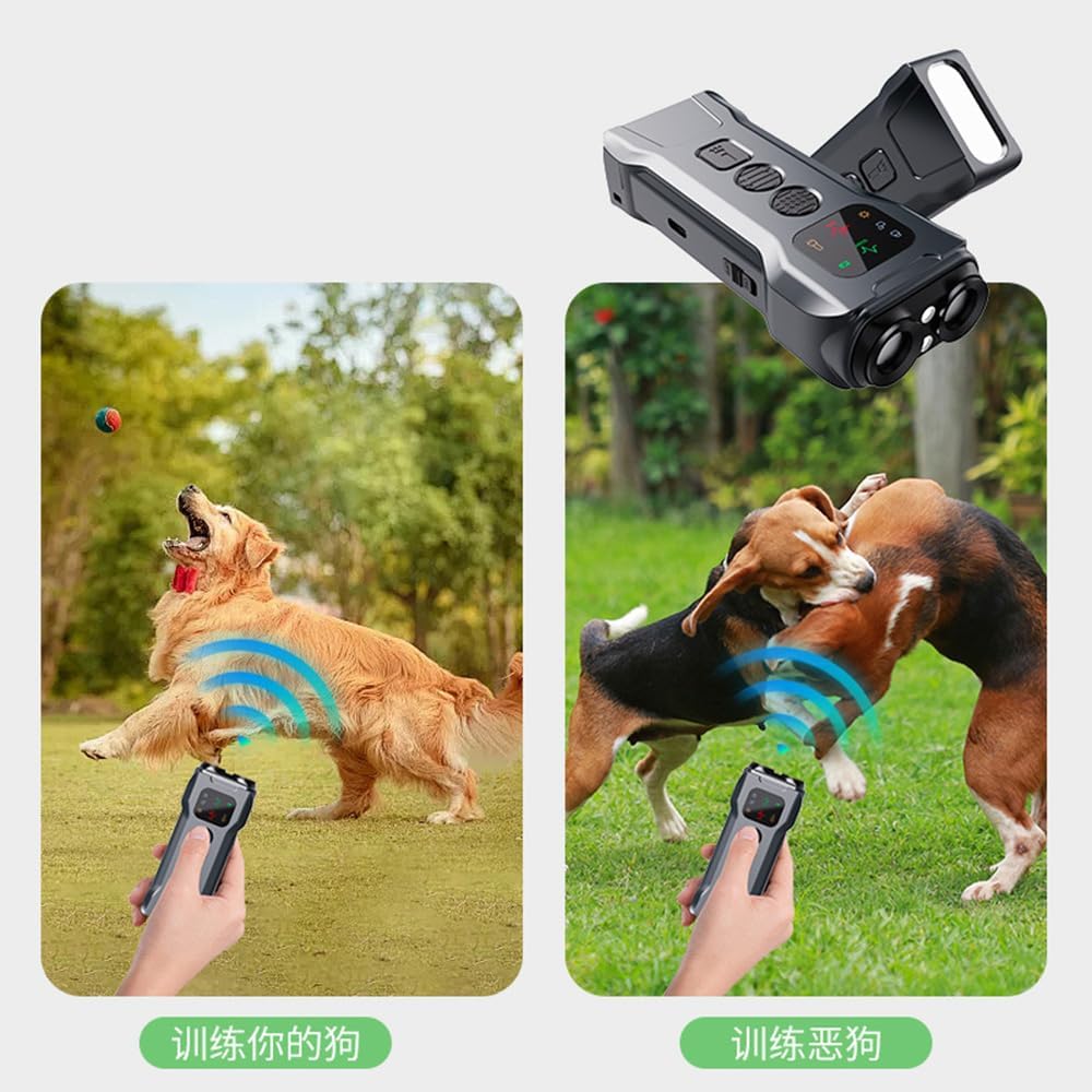 Bark Guard Pro 2025 - Ultrasonic Anti Bark Device for Dogs, Dog Whistle to Stop Barking Neighbors Dog, Bark Stopper & Digging Deterrent, Rechargeable Bark Shield