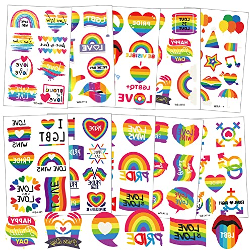 Set 6 Braccialetti Arcobaleno - Regolabili In Nylon, Per Feste Pride Carnevale E Uso Quotidiano Multicolore 1235757
