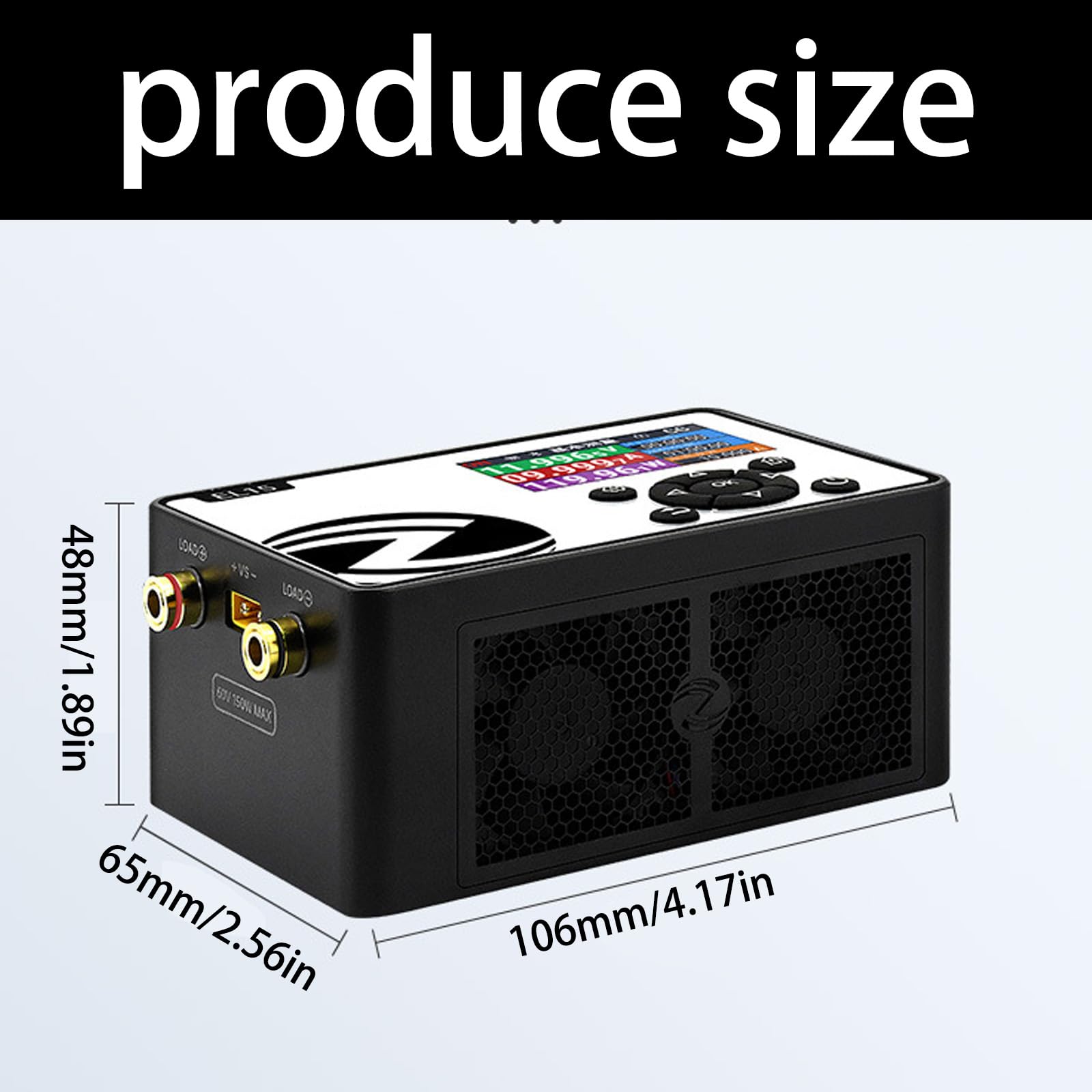 Probador de batería programable compacto con modo de rendimiento dinámico, función de medición automática y capacidad de potencia de 150 W, carga electrónica de protección múltiple