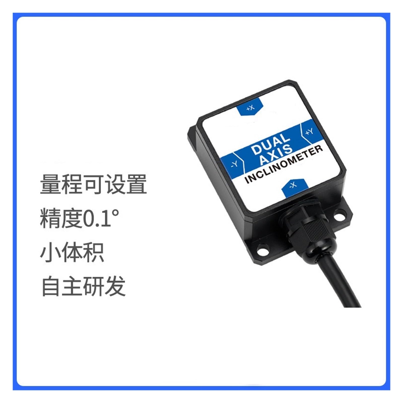 420T 2-Achsen-Neigungssensor, 0-5V/0.5-4.5V/0-10V