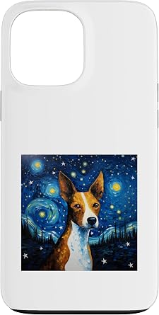 Basenji Starry Night Case for iPhone 13 Pro Max