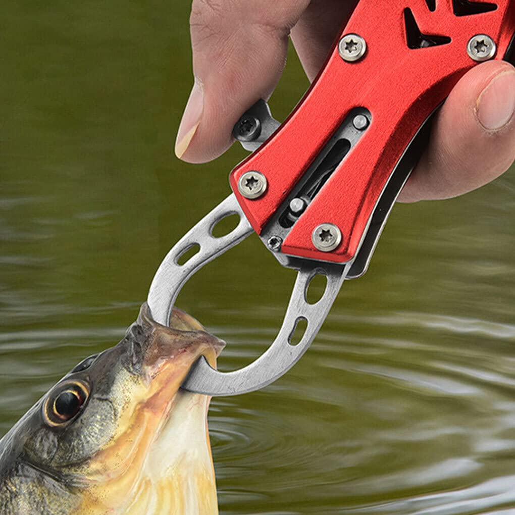 Pinza Labbra Pesce Professionale In Acciaio Inox 304 – Portapesce Grande – Capacità 30 Kg (66 Libbre)