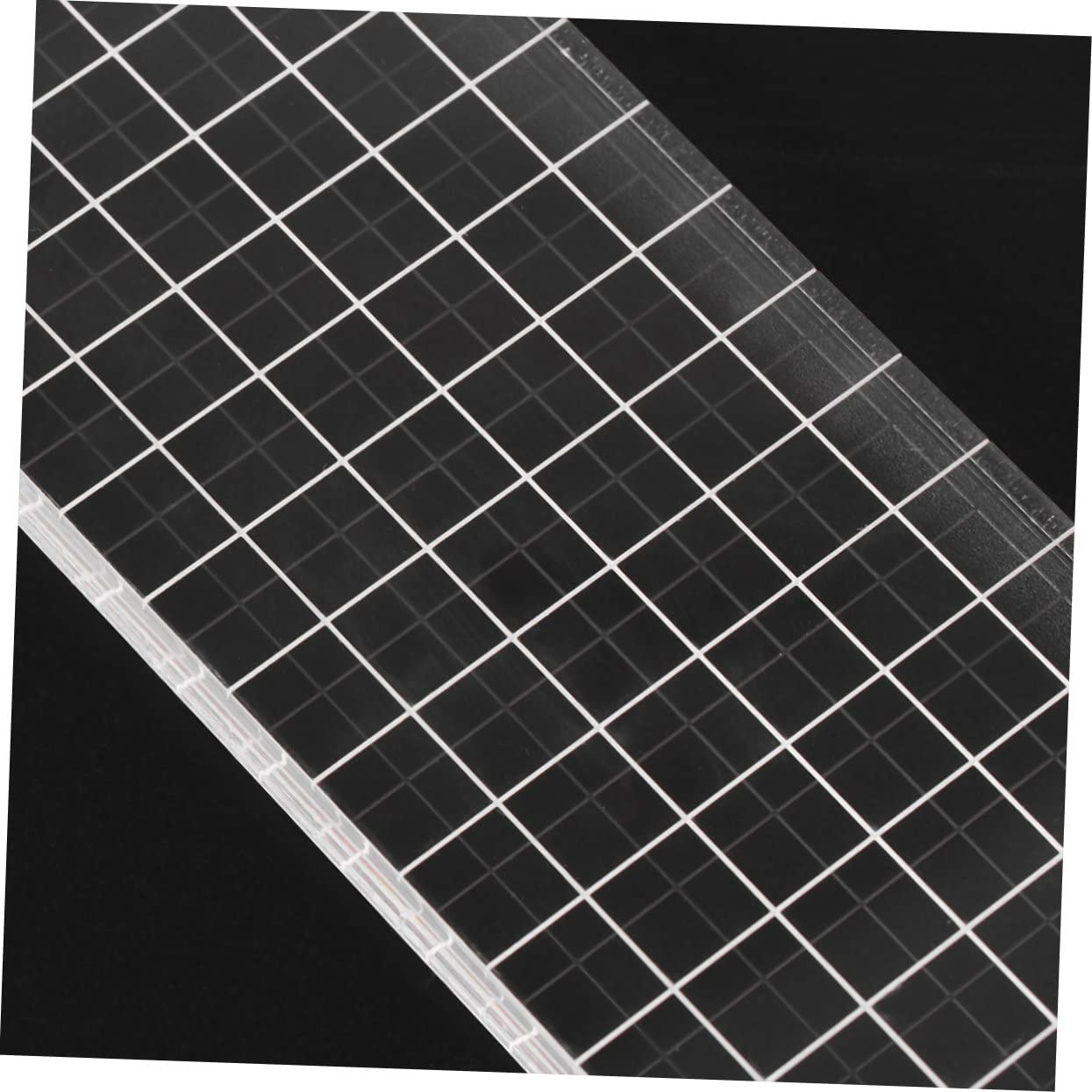 Beatifufu Super Acrylic Material Stamps Stamping Block Pad Set for Home School Scrapbooking Projects