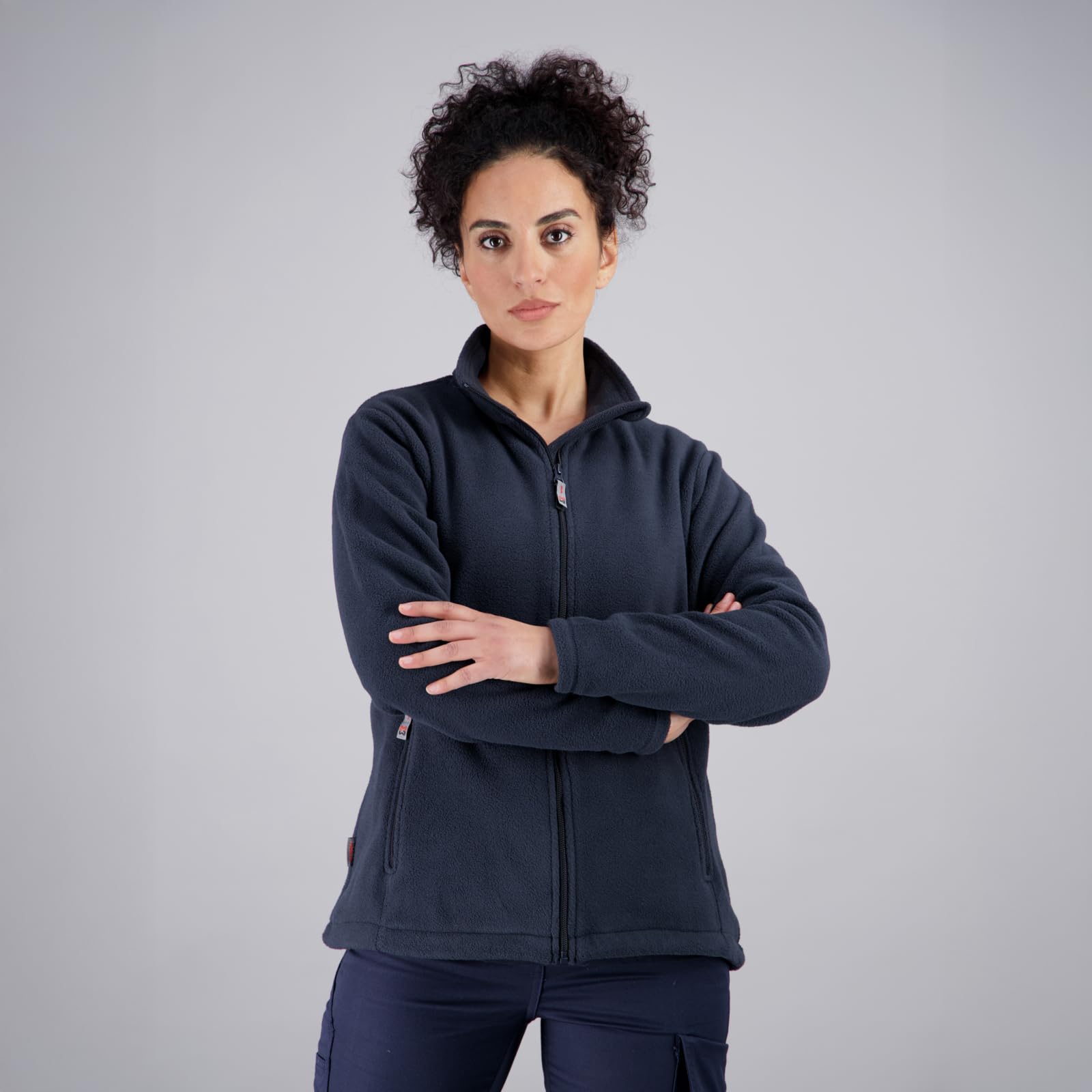 WüRTH MODYF Veste polaire de travail zippée femme Job marine
