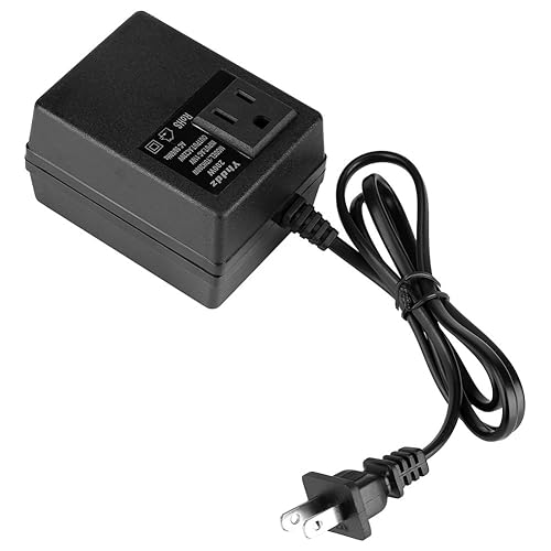 Convertidor de voltaje de 110 V a 220 V Transformador de viaje de 200 W Adaptador de viaje para computadora portátil Secador de pelo Cámaras