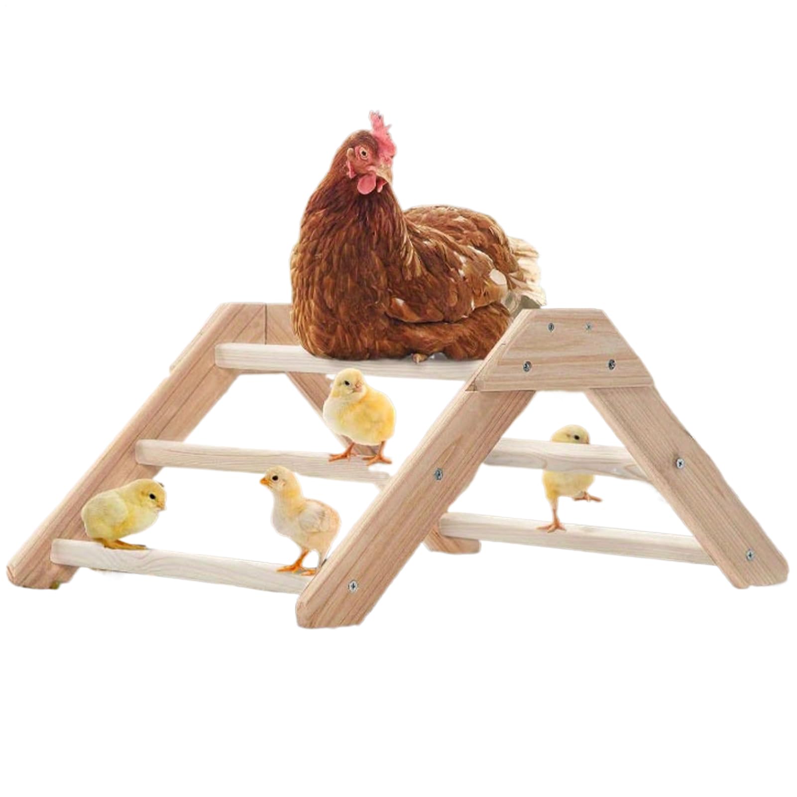 Perchoir à poules pour poulaillers | Escabeau en bois pour poules | Échelle Cage animaux domestiques et volaille