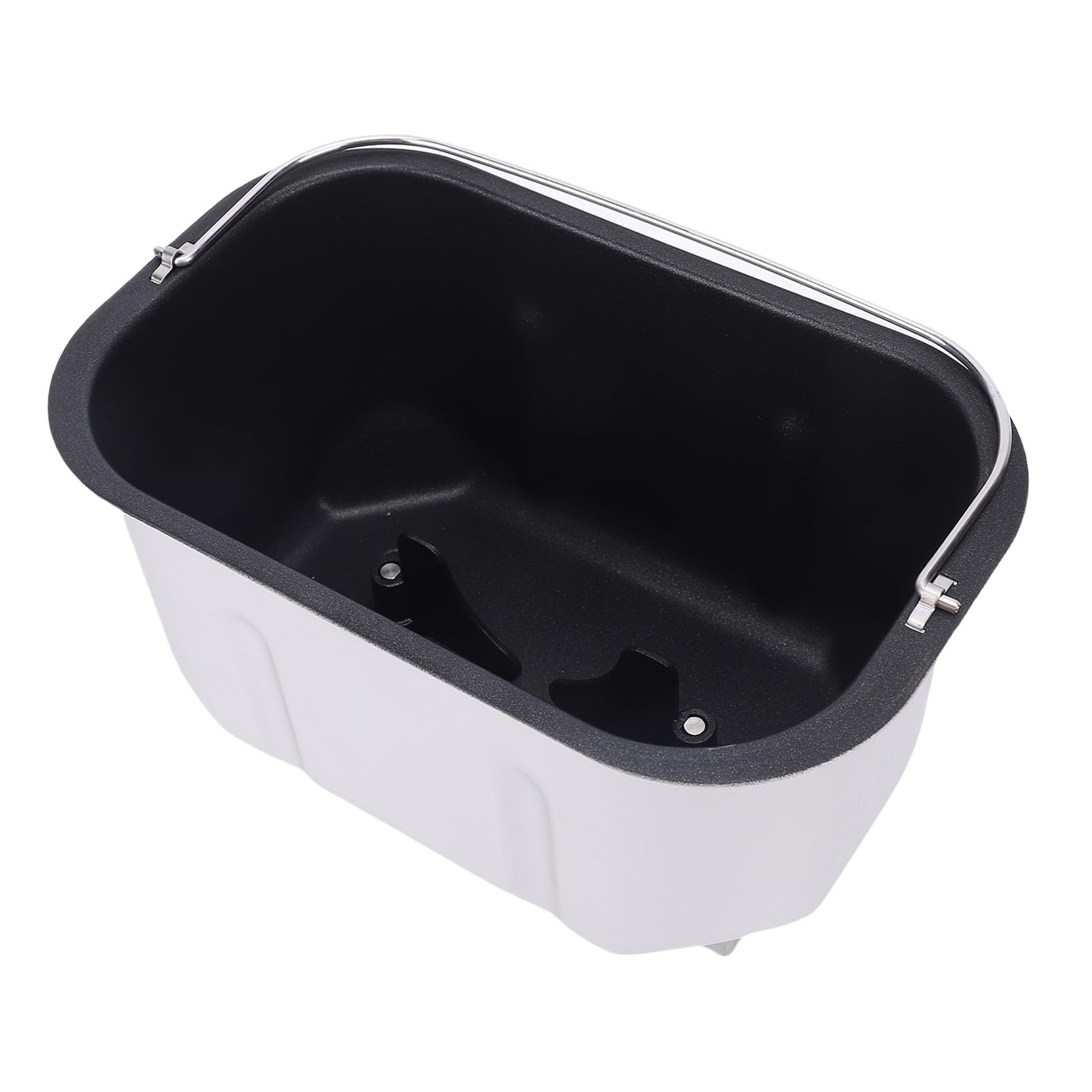 Máquina para Hacer Pan con Revestimiento Antiadherente de Acero Inoxidable, Cubo para Hornear con Doble Cubo para Mezclar Pan, para Panaderos Domésticos y Panaderías Comerciales