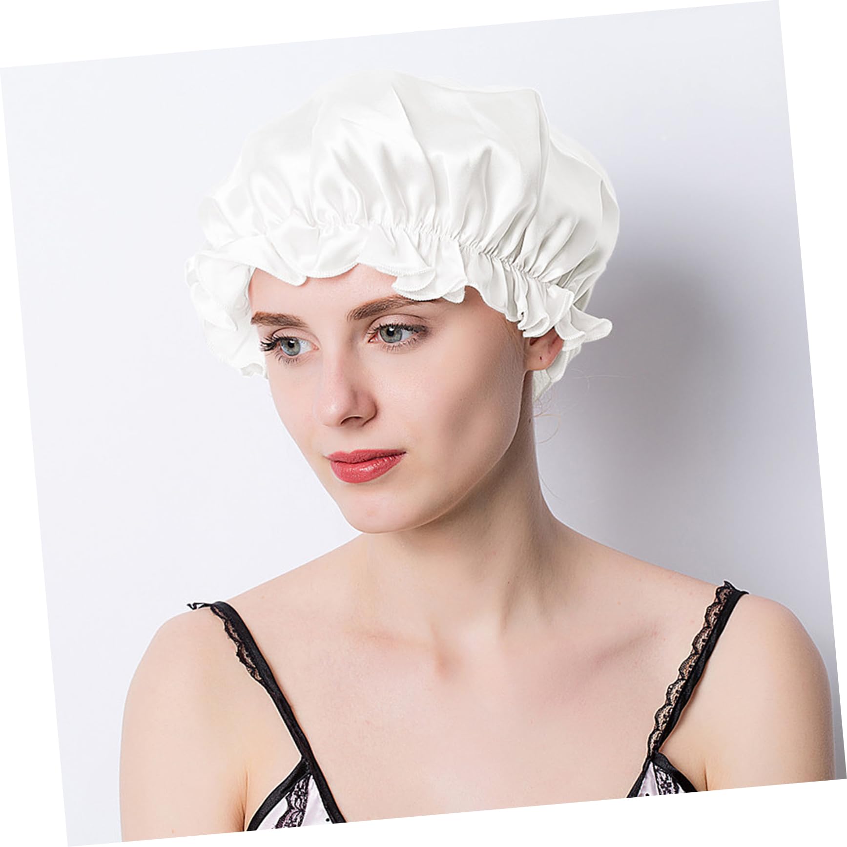 Healeved 15stücke Teiliges Damen Haarpflege-mützen Atmungsaktive Seidenhaube Für Nacht Für Lange Haare Zöpfe Und Locken Komfortabel Und Leicht