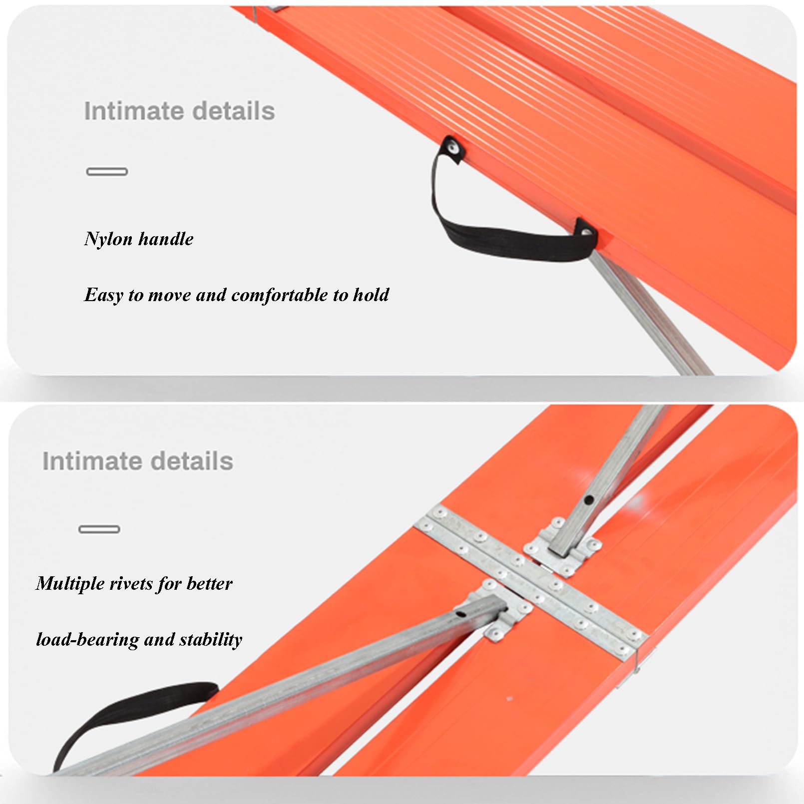 Plataforma de trabajo portátil, altura ajustable, aleación de aluminio, capacidad de carga de 300 kg, escalera plegable para mejoras del hogar y pintura de paneles de yeso
