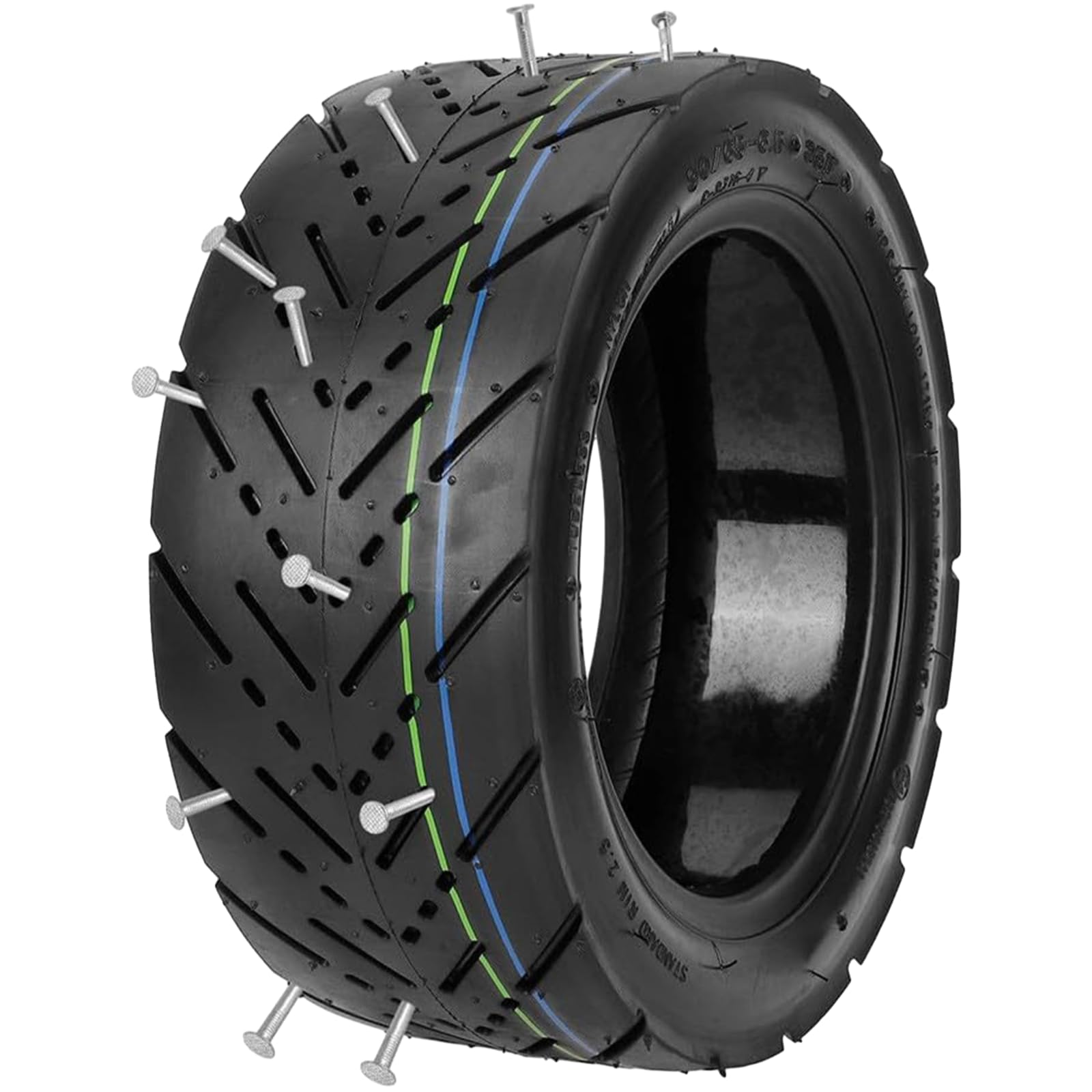 Pneu Tubeless 11 "90/65-6.5 Scooter électrique Pneus D'auto Réparation Pneu Vélo de Route Pneu Scooter Pneu pour Scooter électrique Zero 11X (Tire+buse)