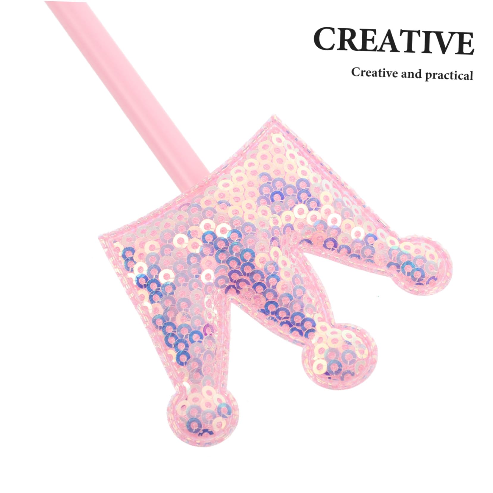 HOMSFOU 5pièces Stylos à Bille Bling pour Femmes Stylos Gel à Paillettes à Spirale à Paillettes Fournitures Scolaires Bureau