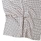 Prettystern Seidenhalstuch Damen Herren kleines Seidentuch Nickituch Sommer Frühling Bandana 61B weiß blau