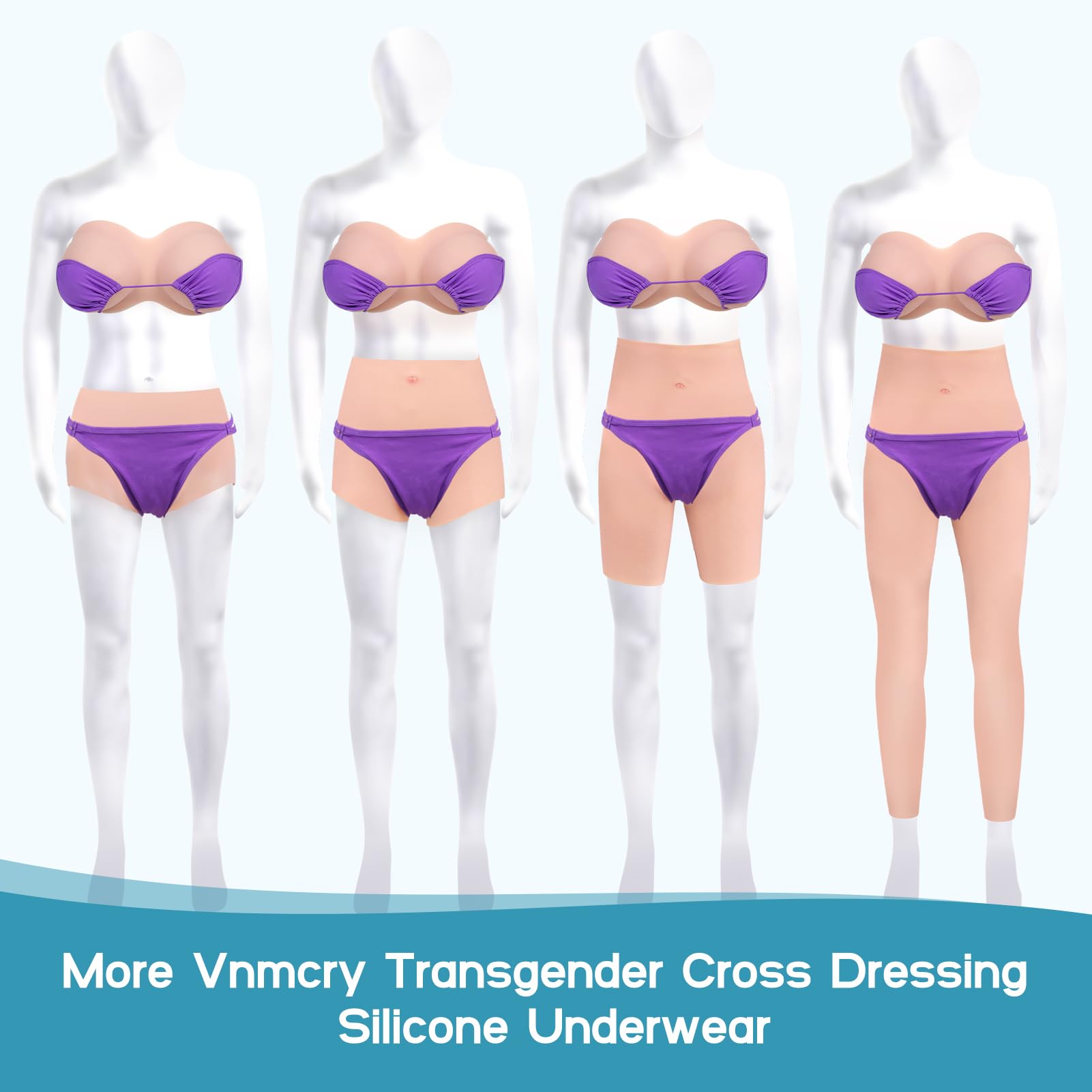 2.0 Pro Shorts en Silicone avec Cathéter Urinaire Apparence Féminine pour Travestis d'homme à Femme Faux Vagin Trans Cosplay Érotiques Culotte