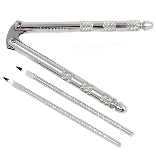 Chef Craft Classic Nut Cracker with Picks, 6.75 inch, Stainless